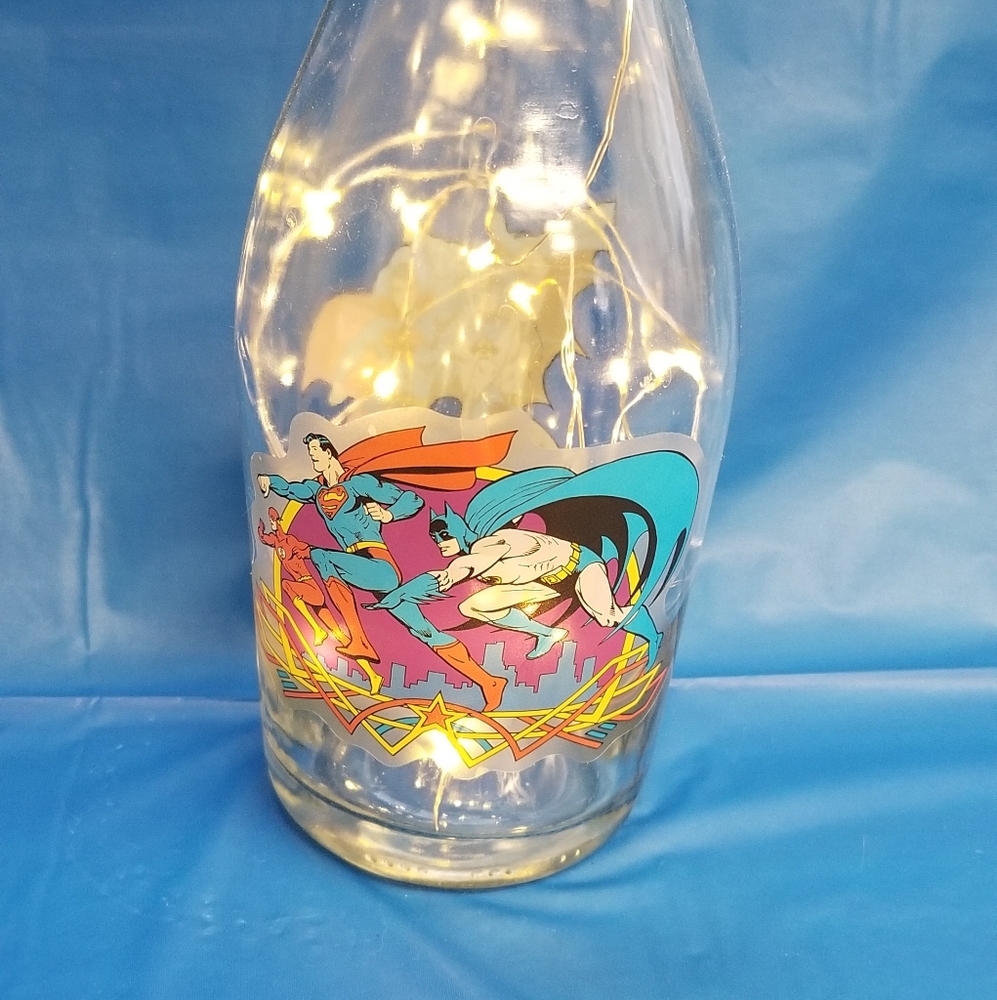 Lighted DC comics wine bottle
